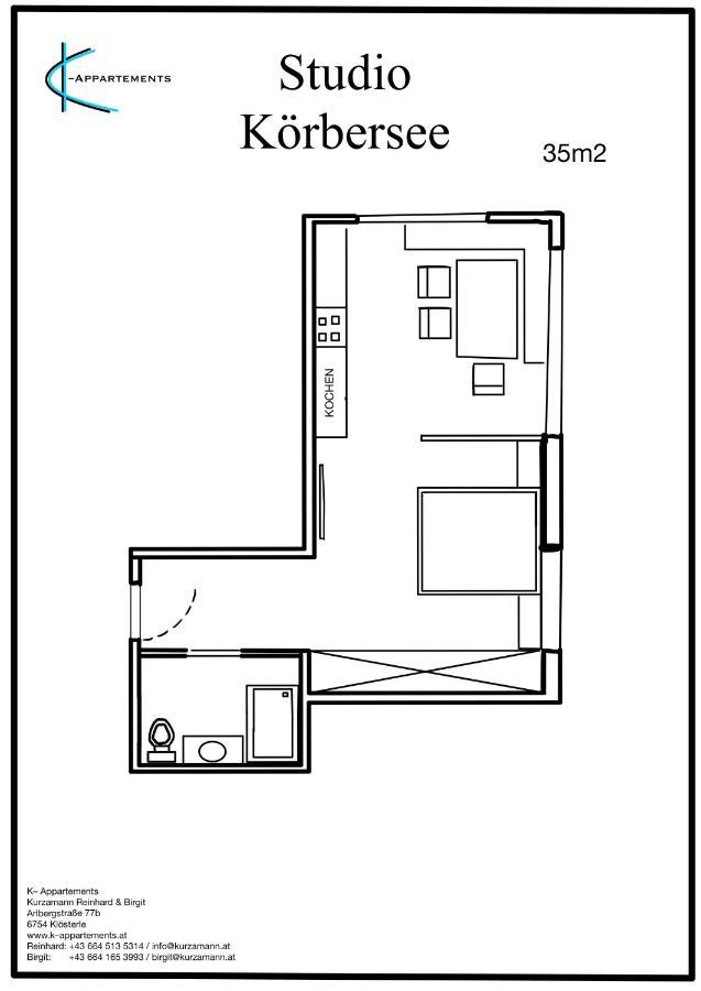 K-Appartements Klosterle المظهر الخارجي الصورة