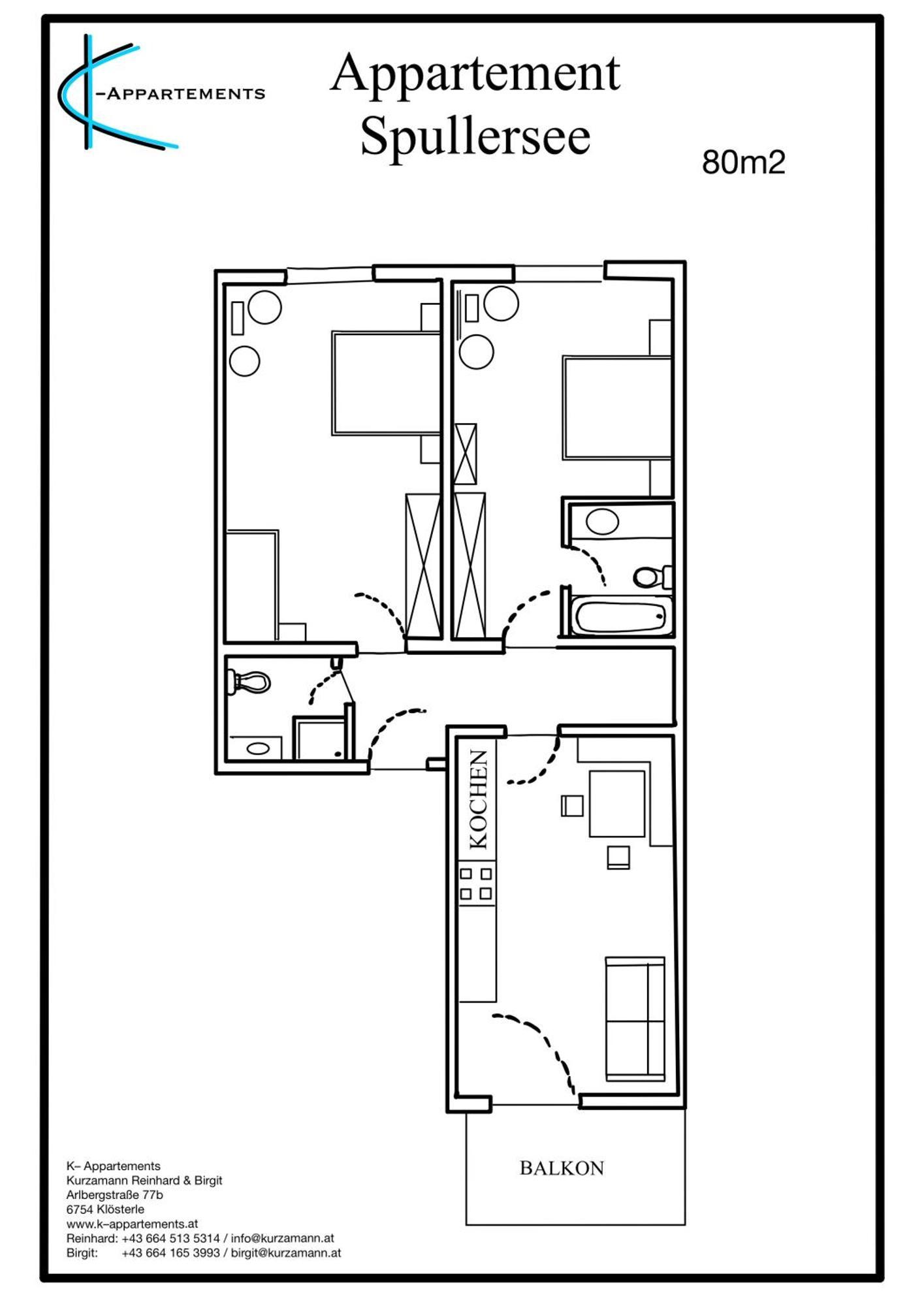 K-Appartements Klosterle المظهر الخارجي الصورة